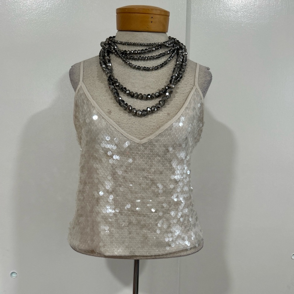 Sale!!  Beautiful Sexy Miss Selfridge Full Sequined Cami Top